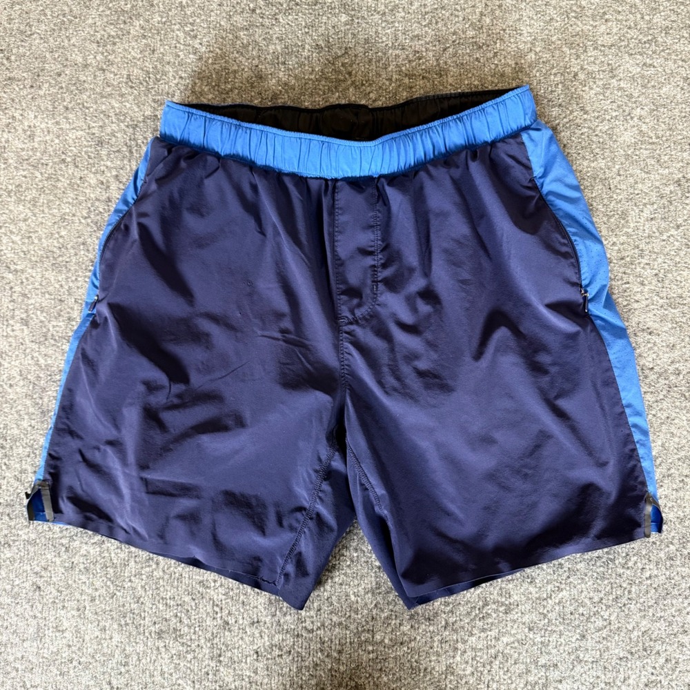 Rhone Equinox Shorts Mens Medium 30x6.5 Running‎ Training Blue Athletic Gym